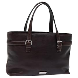 Givenchy-GIVENCHY Hand Bag Leather Brown Auth bs13871-Brown