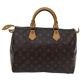Louis Vuitton-Louis Vuitton Monogram Speedy 30 Hand Bag M41526 LV Auth 72685-Monogram