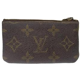 Louis Vuitton-LOUIS VUITTON Monogramm Pochette Cles Geldbörse M.62650 LV Auth 71367-Monogramm