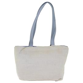 Prada-PRADA Sac à Bandoulière Toile Blanc Auth bs13803-Blanc