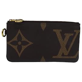 Louis Vuitton-LOUIS VUITTON Monogramm Reverse Pochette Trio Münzbörse M68756 LV Auth 71567EIN-Andere