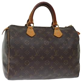 Louis Vuitton-Louis Vuitton Monogram Speedy 30 Hand Bag M41526 LV Auth ki4388-Monogram