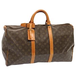 Louis Vuitton-Louis Vuitton-Monogramm Keepall 50 Boston Bag M.41426 LV Auth 72538-Monogramm