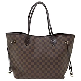 Louis Vuitton-LOUIS VUITTON Damier Ebene Neverfull MM Tote Bag N51105 LV Auth 72456-Andere