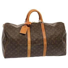 Louis Vuitton-Louis Vuitton-Monogramm Keepall 55 Boston Bag M.41424 LV Auth 72487-Monogramm