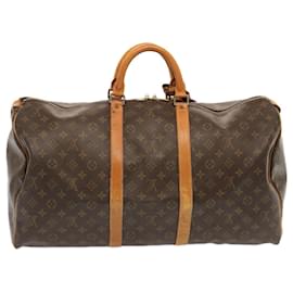Louis Vuitton-Louis Vuitton-Monogramm Keepall 55 Boston Bag M.41424 LV Auth 72487-Monogramm