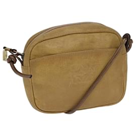 Loewe-LOEWE Shoulder Bag Leather Beige Auth 72681-Beige