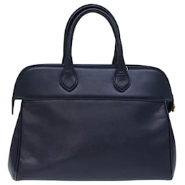 Chloé-Chloe Hand Bag Leather Navy Auth bs13833-Navy blue