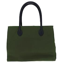 Miu Miu-Miu Miu Hand Bag Canvas Green Auth bs13867-Green