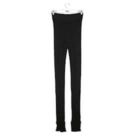 Lacoste-pantalones de lana slim-Negro