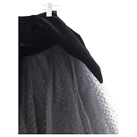 Saint Laurent-Black mini skirt-Black