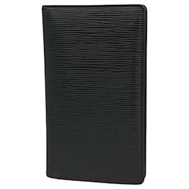 Louis Vuitton-Louis Vuitton Porte carte forrado-Negro