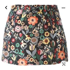 Red Valentino Black Polyester Shorts M Black