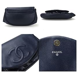Chanel-Chanel Meia Lua-Azul marinho