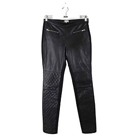 Claudie Pierlot Slim leather pants Black