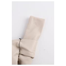 Nanushka-Leather Handbag-Beige