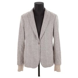 Fabiana Filippi Wool blazer Grey