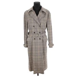 Bash Cotton trench coat Beige