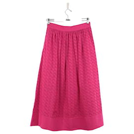 Tara Jarmon-cotton skirt-Pink
