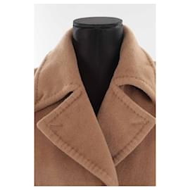 Max Mara-Wollmantel-Beige