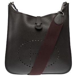 Hermès-HERMES Evelyne Bag in Brown Leather - 101833-Brown