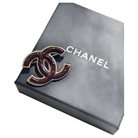 Chanel-CHANEL Prendedores y broches T.  metal-Castaño