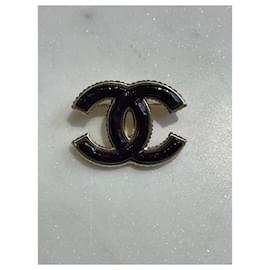 Chanel-Alfinetes e broches CHANEL T.  metal-Marrom