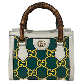 Gucci-GUCCI Handtaschen T.  Leder-Grün