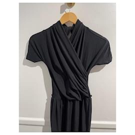 Carven-CARVEN Robes T.fr 36 Viscose-Noir