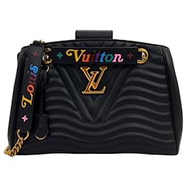 Louis Vuitton-Bolso tote Louis Vuitton New Wave Chain de cuero / muy bueno-Multicolor