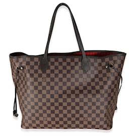 Louis Vuitton-Louis Vuitton Damier Ebene Lienzo Neverfull GM-Castaño