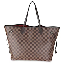 Louis Vuitton-Louis Vuitton Damier Ebene Lienzo Neverfull GM-Castaño