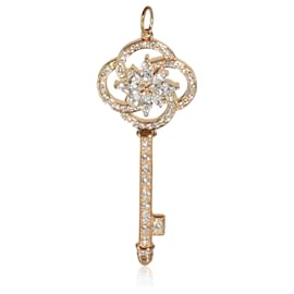 Tiffany & Co-TIFFANY & CO. Victoria Key Pendant, Grand modèle en 18k or rose 1.1 ctw-Autre