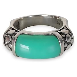 Autre Marque-John Hardy Dot Collection Chrysoprase Fashion Ring in  Sterling Silver-Other