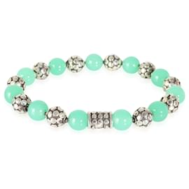 Autre Marque-John Hardy Dot Collection Chrysoprase Bracelet in  Sterling Silver-Other