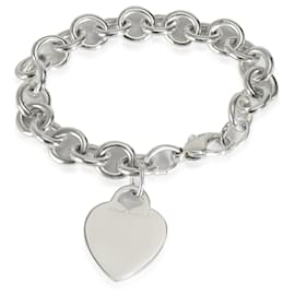 Tiffany & Co-TIFFANY & CO. Bracelet étiquette cœur en argent sterling-Autre