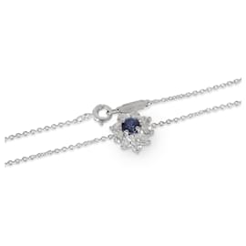 Tiffany & Co-TIFFANY & CO. Pendentif mode diamant saphir Victoria en platine 0.53 ctw-Autre