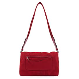 Prada-PRADA Shoulder bags Cloth Red Tessuto-Red