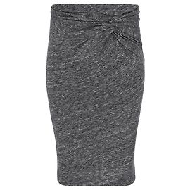 Jupe mi-longue ajustée IRO en coton gris Gris