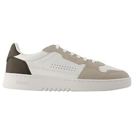 Baskets Dice Lo - Axel Arigato - Cuir - Blanc/De couleur marron foncé Blanc