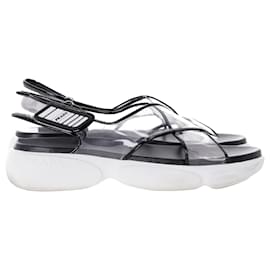 Prada-Sandalias Prada Cloudbust de plástico transparente-Blanco