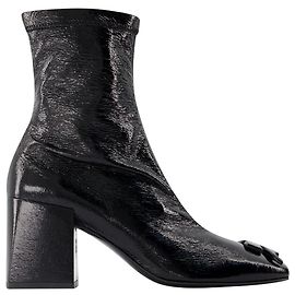 Botines Reedition - Courreges - Vinilo - Negro Negro