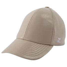 Courreges-Neuauflage Cap - Courreges - Vinyl - Grau-Grau