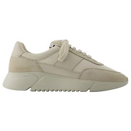 Baskets Genesis Vintage Runner - Axel Arigato - Cuir - Beige Marron Beige