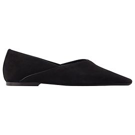 Totême Die Everyday Flat Ballerinas - TOTEME - Wildleder - Schwarz Schwarz