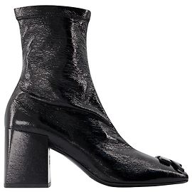 Botines Reedition - Courreges - Vinilo - Negro Negro