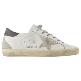 Golden Goose Deluxe Brand-Scarpe da ginnastica Super Star - Golden Goose Deluxe Brand - Pelle - Bianco-Bianco