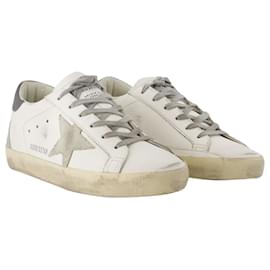 Golden Goose Deluxe Brand-Zapatillas Super Star - Golden Goose Deluxe Brand - Piel - Blanco-Blanco