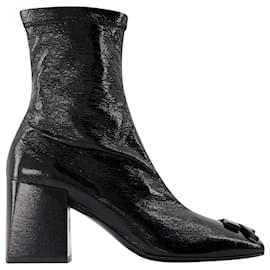 Courreges-Botins Reedition - Courreges - Vinil - Preto-Preto