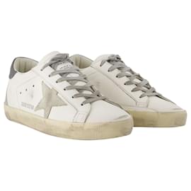 Golden Goose Deluxe Brand-Baskets Super Star - Golden Goose Deluxe Brand - Cuir - Blanc-Blanc